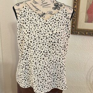 NWT Nine West Animal Print Tank